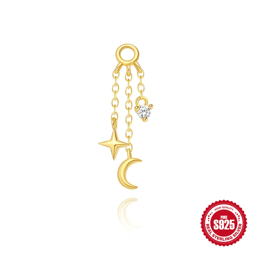 925 Sterling Silver Hoop Earrings - style B - Small Round